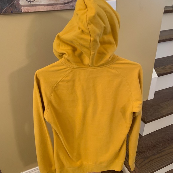 SOLD - The North Face Yellow Zip Up Hoody size Sm - Picture 4 of 5